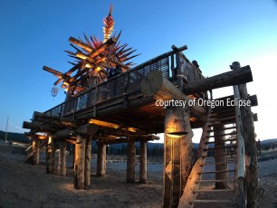 Oregon Eclipse Bamboo Building