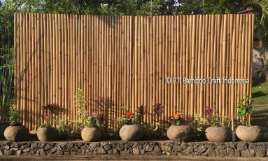 Straight Bamboo Fence Indonesia
