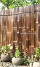 Bamboo Fence with Rope Yogyakarta