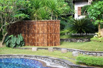 Bamboo Fencing with Capping
