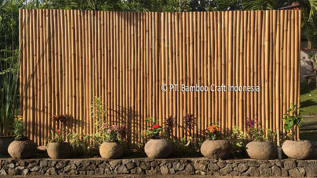 Bamboo Fence Yogyakarta